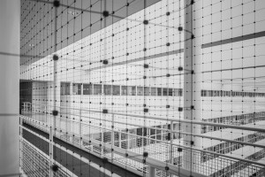 Elite Ceiling Systems - Medina County Ohio Commercial Interior Contractor - Mesh Walls